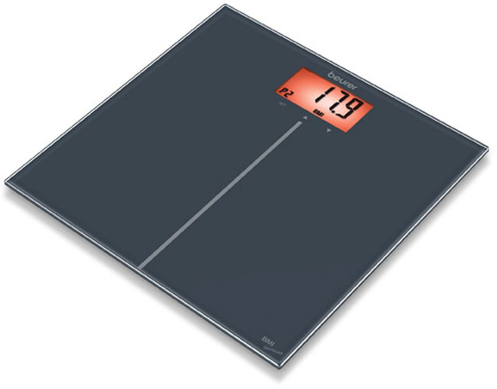 Весы напольные электронные Beurer GS280 BMI черный (757.31)