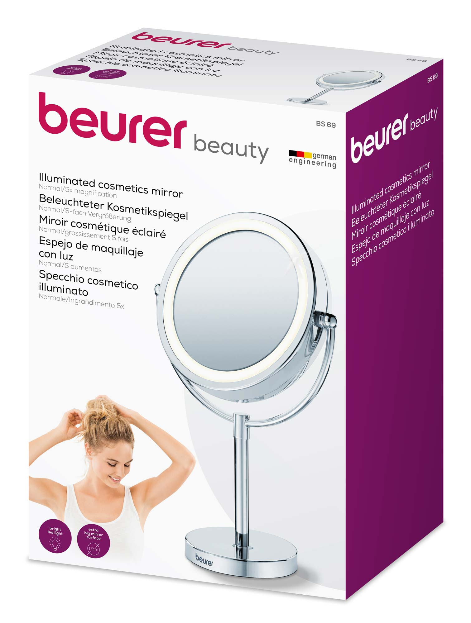 Косметическое зеркало Beurer BS69 хром (585.00)