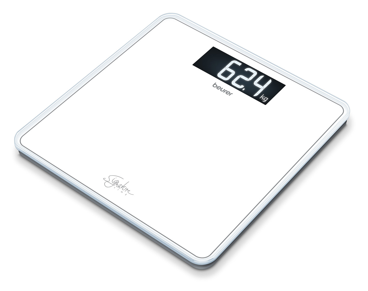 Весы напольные электронные Beurer GS400 Signature Line белый (735.79)
