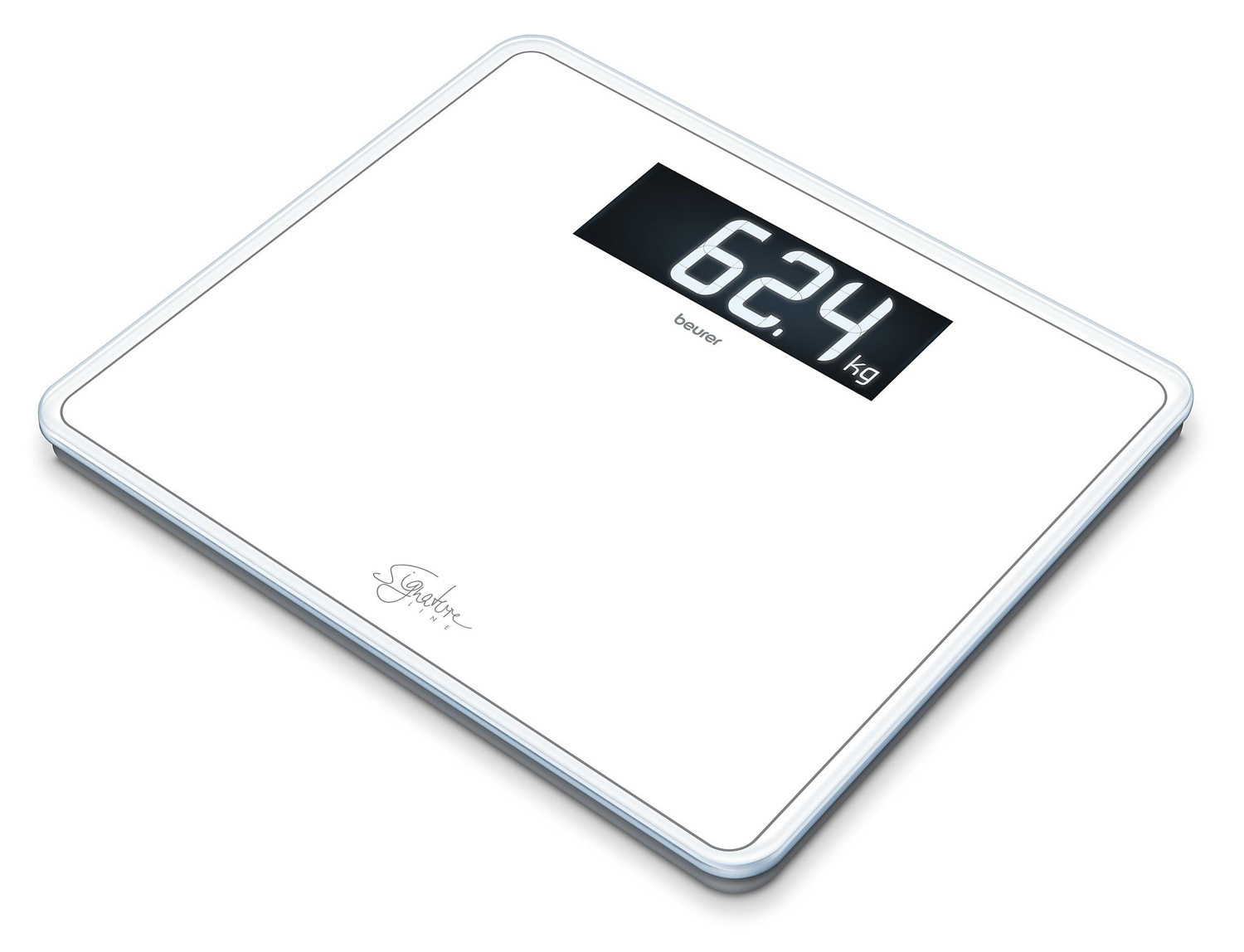 Весы напольные электронные Beurer GS410 Signature Line белый (735.77)